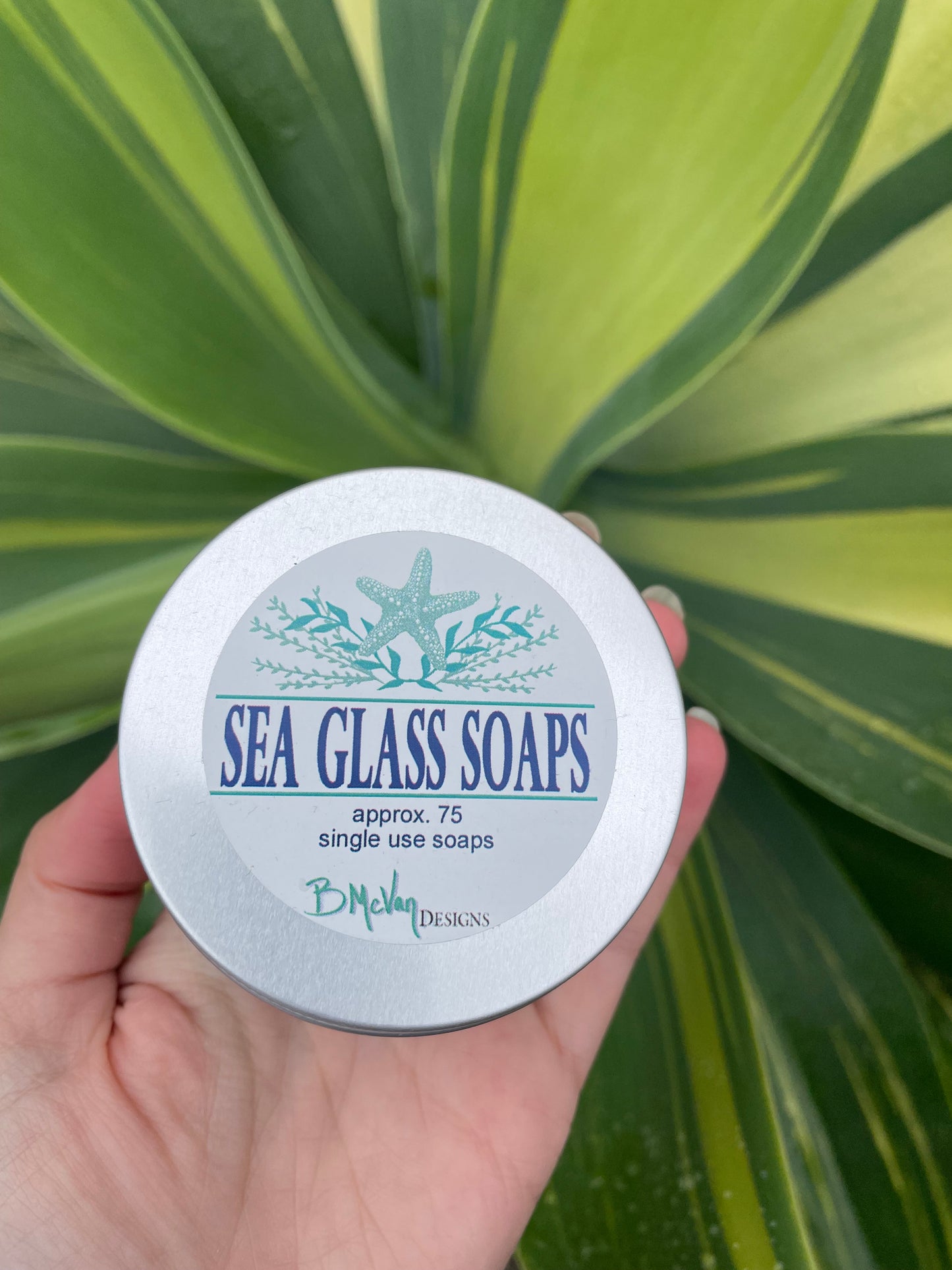 Sea glass soap