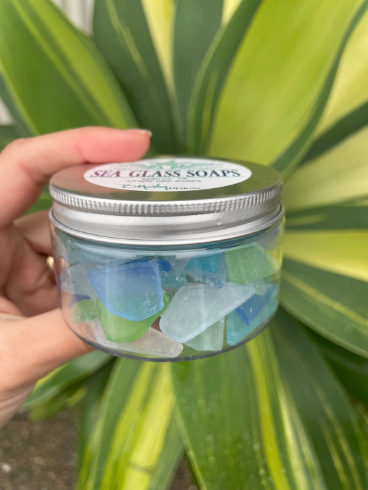 Sea glass soap
