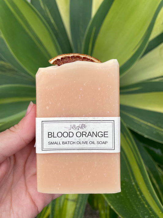 Blood orange soap