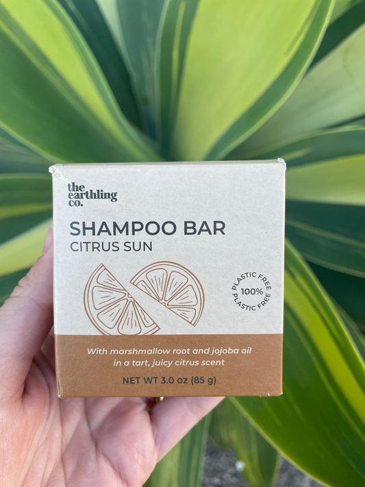 Citrus shampoo bar